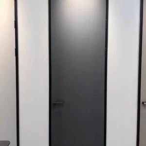 The high-quality modern eco-friendly aluminium wood door at factory wholesale prices from China at interiordoorsupplier.com.