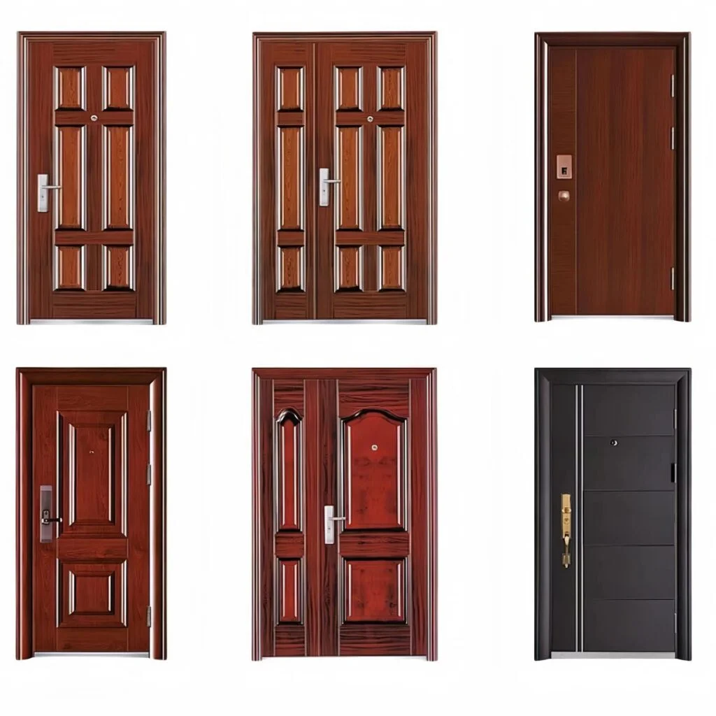Wholesale high-quality customized entrance security doors at factory manufacturer pricing from interiordoorsupplier.com in China