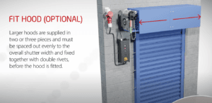 Industrial Roller Shutter Door Face Fixed Installation Instructions