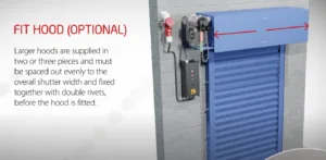 Industrial Roller Shutter Door Face Fixed Installation Instructions