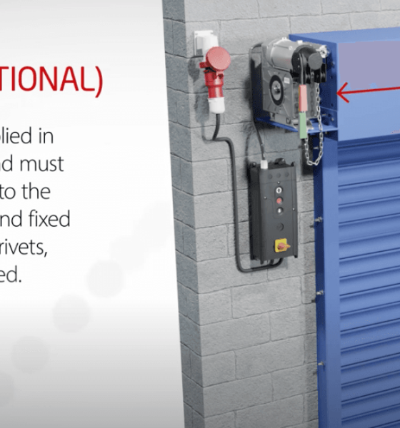 Industrial Roller Shutter Door Face Fixed Installation Instructions